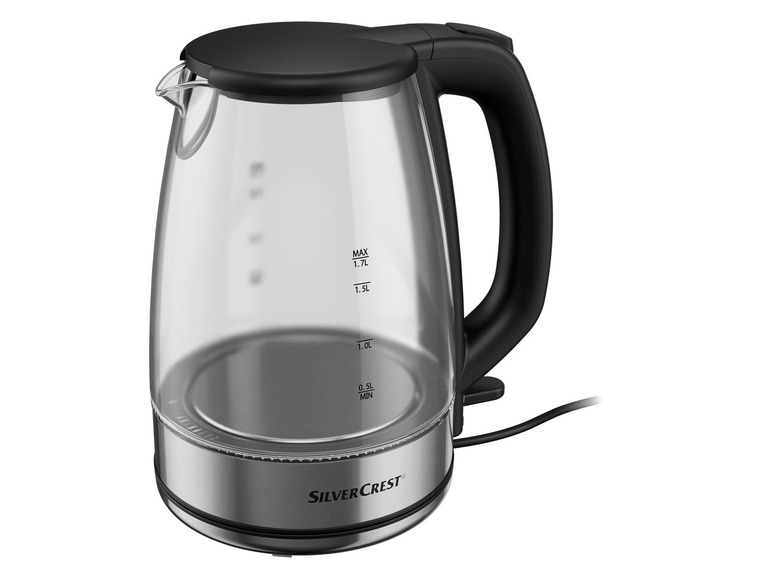 SILVERCREST® KITCHEN TOOLS Glas-Wasserkocher »SWGF 3000 C2«, mit LED-Farbwechsel, 1,7 l Verkauf