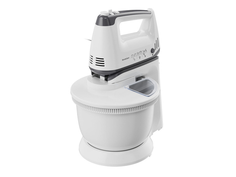 SILVERCREST® KITCHEN TOOLS Handmixer SHMS 300 C2 mit Schüssel und Spritzschutz Fabrikverkauf