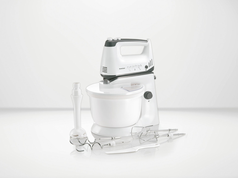 SILVERCREST® KITCHEN TOOLS Handmixer SHMS 300 C2 mit Schüssel und Spritzschutz Fabrikverkauf