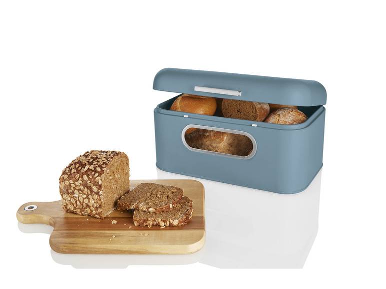 ERNESTO® Brotkasten, mit Sichtfenster, aus Metall Begrenztes Angebot