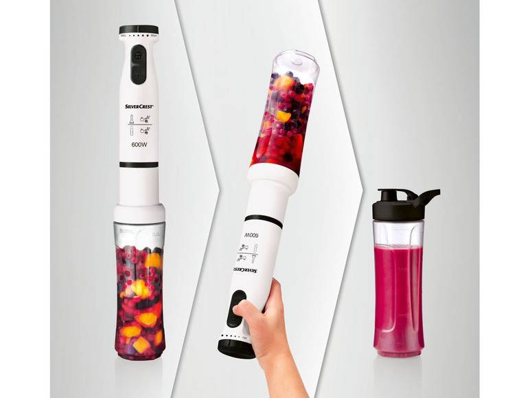 SILVERCREST® KITCHEN TOOLS Stabmixer »SSMS 600 A1«, mit Smoothiemakeraufsatz Cyber Monday
