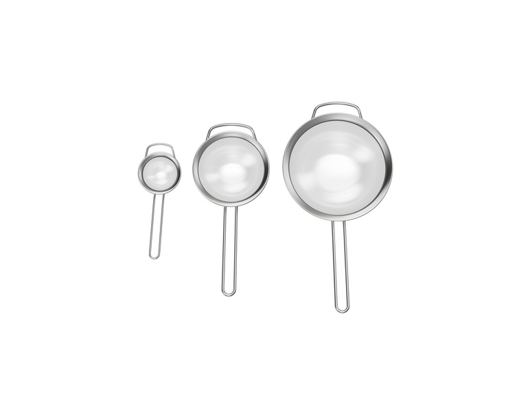 ERNESTO® Edelstahl-Küchensieb-Set, 3 Stück Weihnachtsangebot