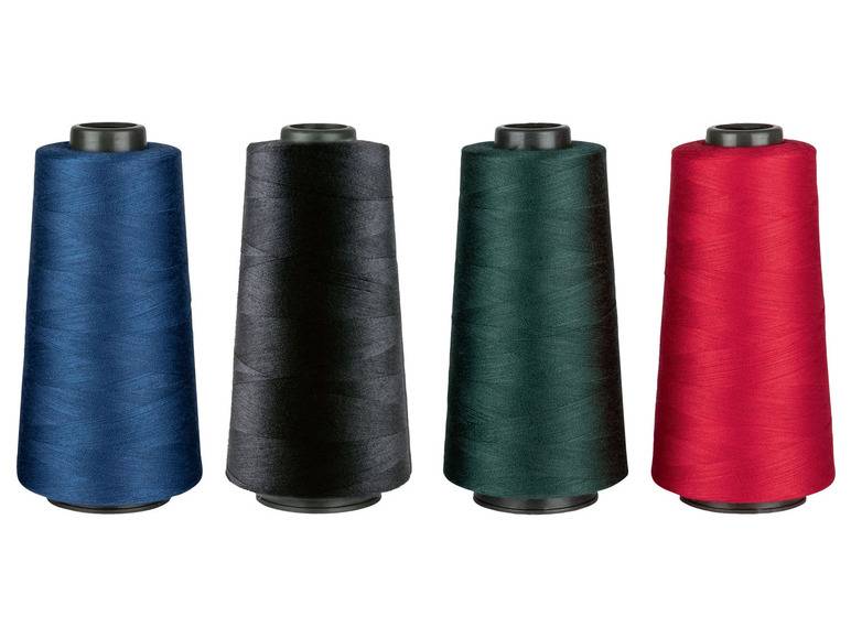 crelando® Overlock Nähgarnspule 2.500m 4er Vatertagsangebot