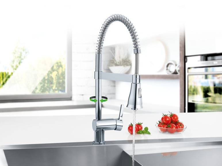 LIVARNO home Spültischarmatur, mit Spiralfeder / Gummischlauch Sonderangebote