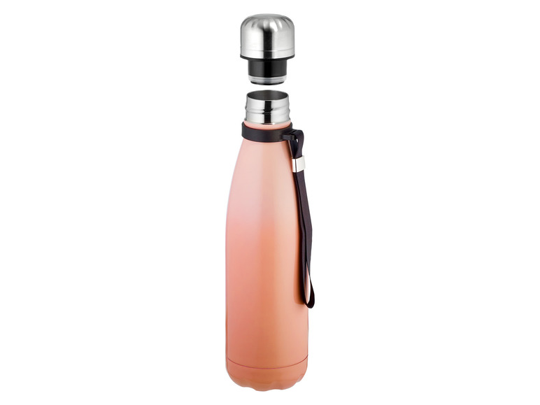 ERNESTO® Edelstahl-Isolierflasche, 0,5 l, mit Schlaufe Super Sparpreis