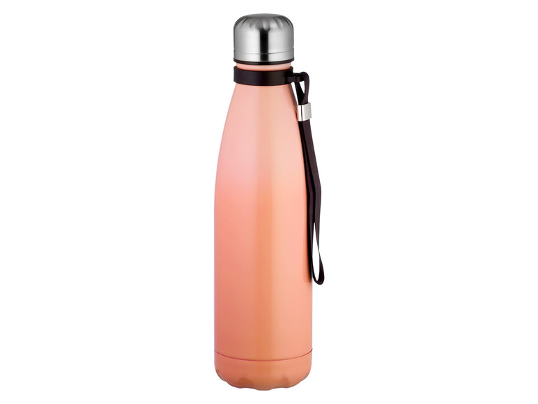 ERNESTO® Edelstahl-Isolierflasche, 0,5 l, mit Schlaufe Super Sparpreis