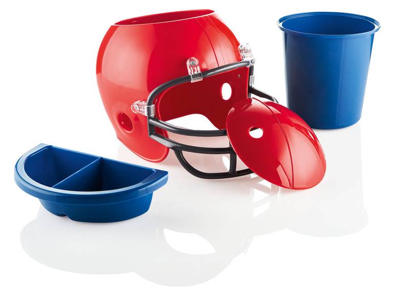 ERNESTO® Snackhelm, Football-Helm-Optik, herausnehmbare Behälter Bis zu 60% Rabatt