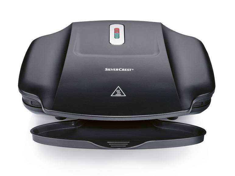 SILVERCREST® KITCHEN TOOLS Kontaktgrill »SKG 1000 B2«, 1000 W, mit Antihaftbeschichtung Vierteljährliche Förderung