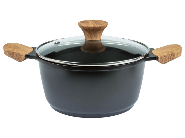 ERNESTO® Aluguss-Topf/-Stielkasserolle, mit Ultimate HL-Beschichtung Black Friday Preise