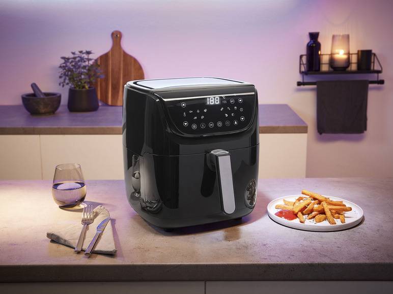 SILVERCREST® KITCHEN TOOLS Heißluftfritteuse Smart XL »SHFS 2150 A1«, 5,5 l, 2150 W 2025