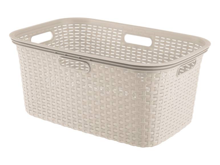 LIVARNO home Wäschekorb Rattanoptik im Angebot