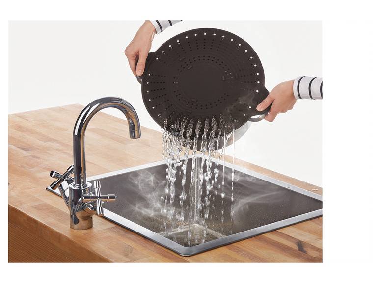 ERNESTO® Pfannenspritzschutz Silikon 3 in 1 Rabatt