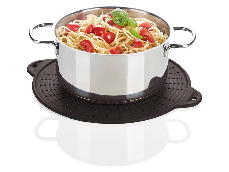 ERNESTO® Pfannenspritzschutz Silikon 3 in 1 Rabatt