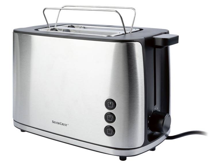 SILVERCREST® KITCHEN TOOLS Toaster »STE 950 A1«, Edelstahl, mit Brötchenaufsatz Weihnachtsangebot
