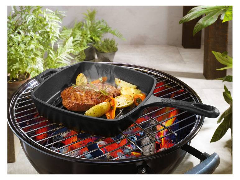 GRILLMEISTER Bratpfanne, aus Gusseisen Neueste Mode
