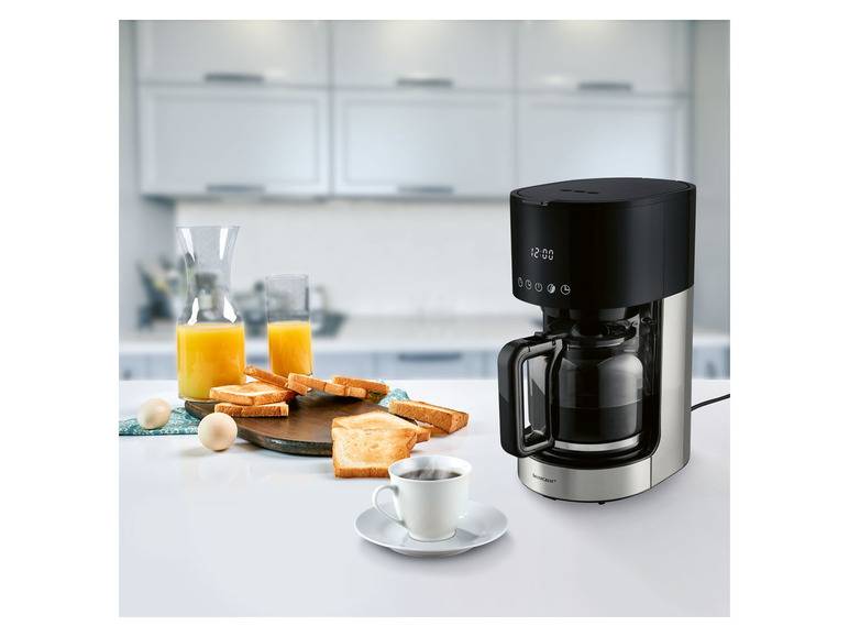 SILVERCREST® KITCHEN TOOLS Kaffeemaschine Smart »SKMS 900 A1«, 900 Watt Große Rabatte
