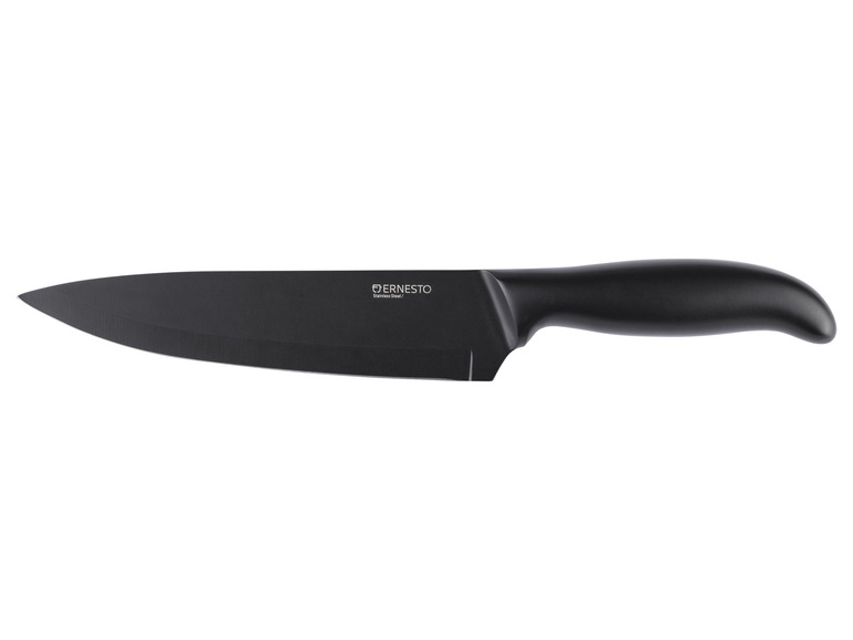 ERNESTO® Messer aus Edelstahl, schwarz Tiefpreis