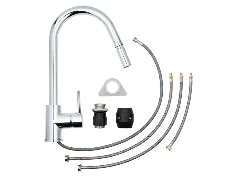 LIVARNO home Design Küchenarmatur, mit Brauseschlauch Begrenzte Freigabe