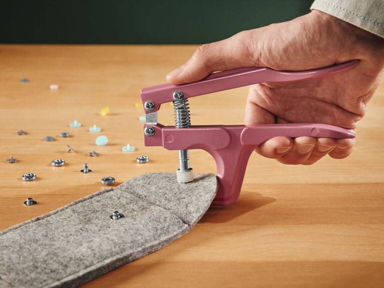 crelando® Druckknopfset, Kunststoff, mit Zange Bis zu 55% Rabatt