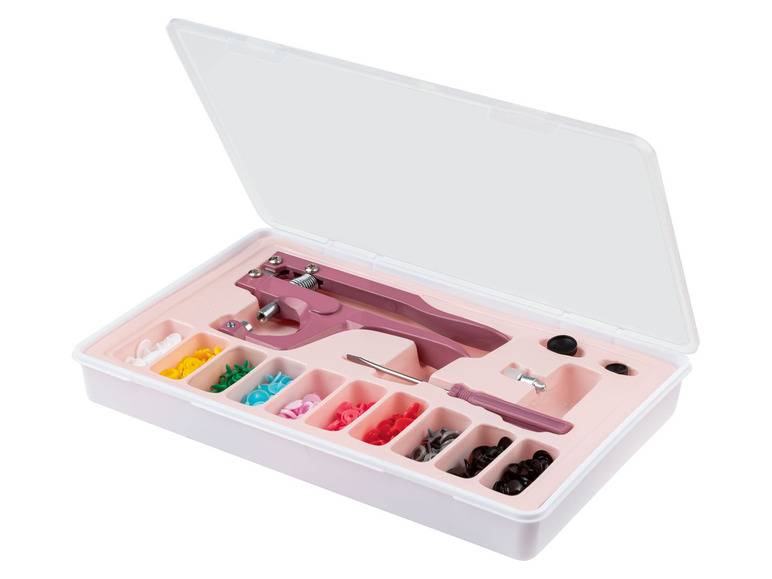 crelando® Druckknopfset, Kunststoff, mit Zange Bis zu 55% Rabatt