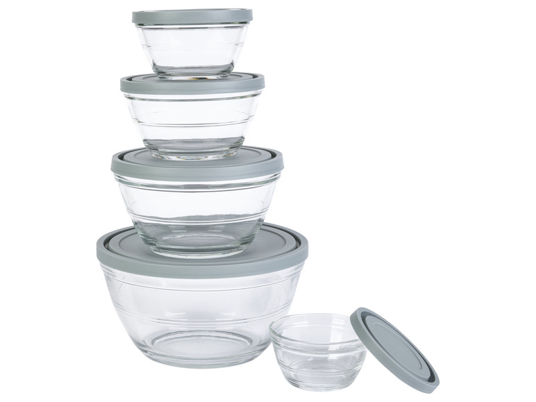 LIVARNO home Glasschüssel-Set, 5 Stück Blitzverkäufe