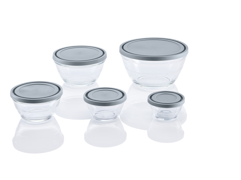 LIVARNO home Glasschüssel-Set, 5 Stück Blitzverkäufe