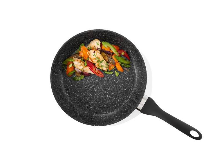 ERNESTO® Aluminium-Pfanne / -Wok, 28 cm, in Granitoptik Exklusivangebot