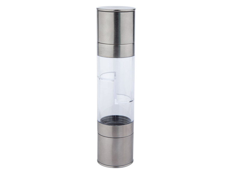 ERNESTO® Salz- und Pfeffermühle 2in1 / Chilimühle 2in1 Edelstahl Saisonschlussverkauf