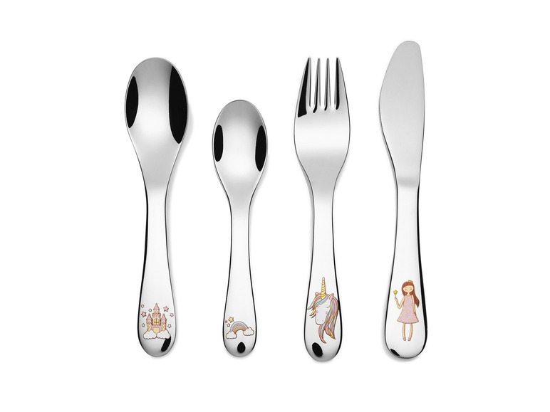 ERNESTO® Kinderbesteck-Set, 4-teilig, hochglanzpoliert Heißer Verkauf