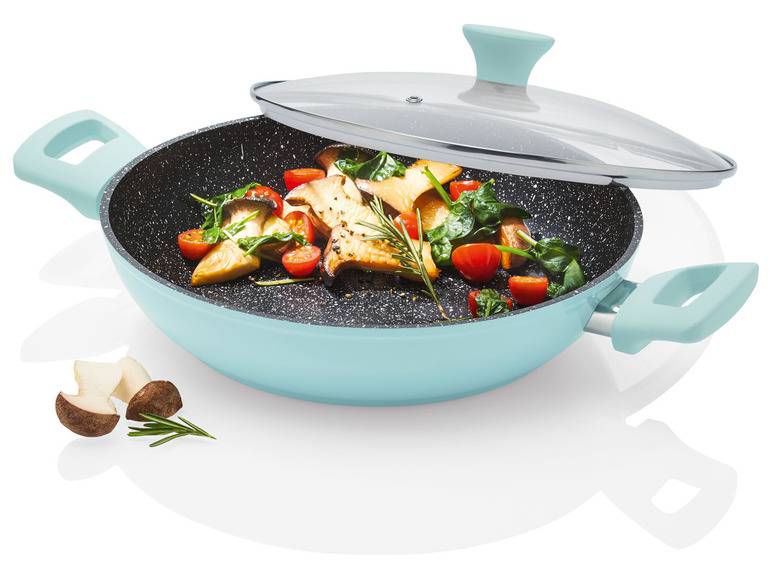 ERNESTO® Servierpfanne, 28 cm, Aluminium, mit Deckel Blitzangebot