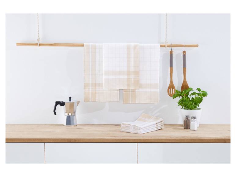 LIVARNO home Geschirrtücher, 8 Stück, 50 x 70 cm Bis zu 65% Rabatt