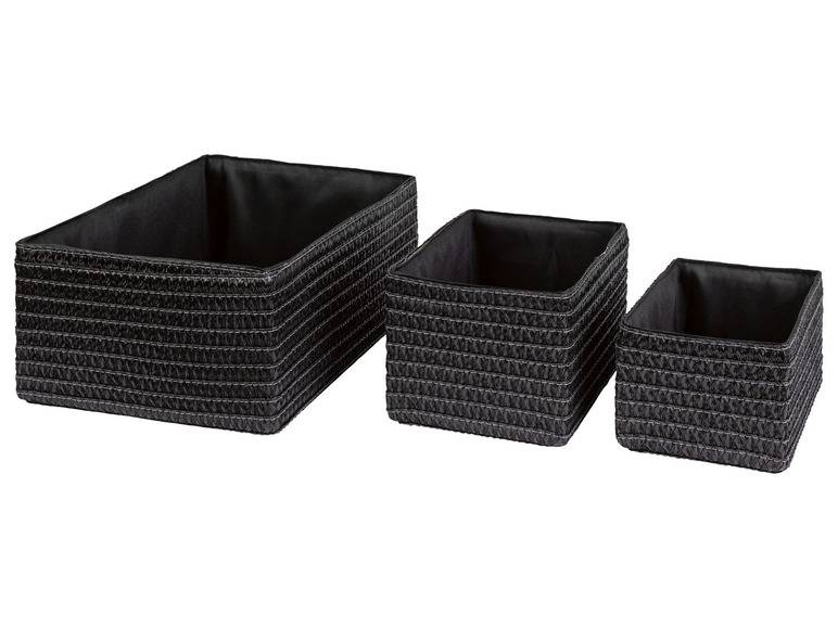 LIVARNO home Aufbewahrungskorb-Set, 3 Stück Kostenloser Versand international