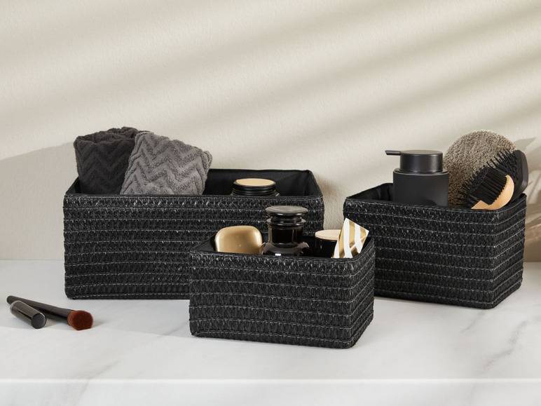 LIVARNO home Aufbewahrungskorb-Set, 3 Stück Kostenloser Versand international