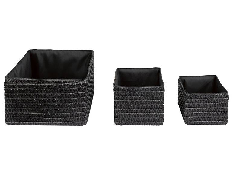 LIVARNO home Aufbewahrungskorb-Set, 3 Stück Kostenloser Versand international