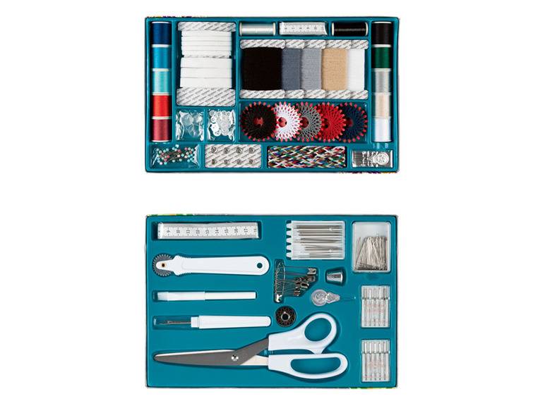 crelando® Nähbox Universal, 160-teilig / 96-teilig Schlussverkauf