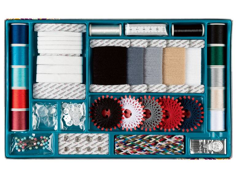 crelando® Nähbox Universal, 160-teilig / 96-teilig Schlussverkauf