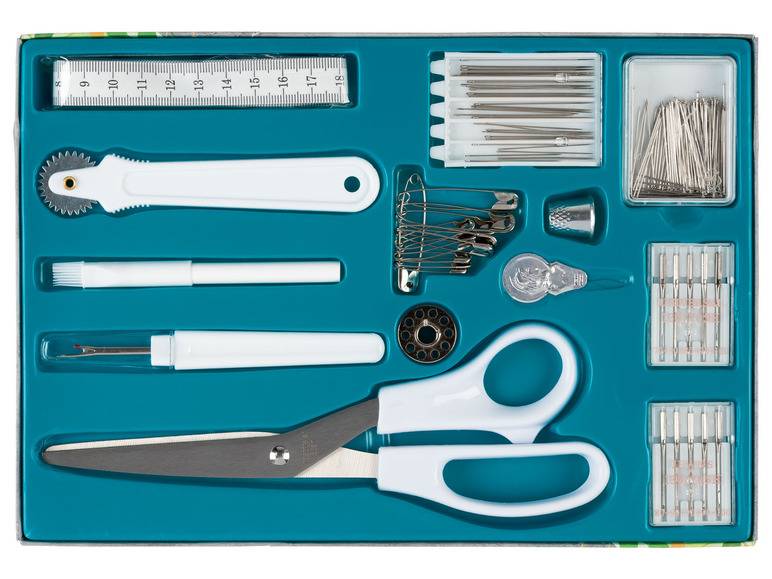 crelando® Nähbox Universal, 160-teilig / 96-teilig Schlussverkauf