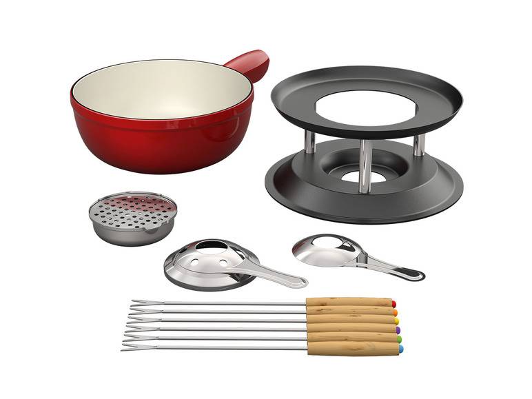 ERNESTO® Fondue Gusseisen 20 cm Limitierter Zeitrabatt