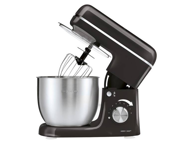 SILVERCREST® KITCHEN TOOLS Küchenmaschine schwarz »SKM 600 D3« Sonderangebot