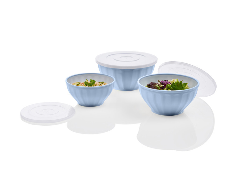 LIVARNO home Schüsselset mit Deckel, 3-teilig Flash Sale