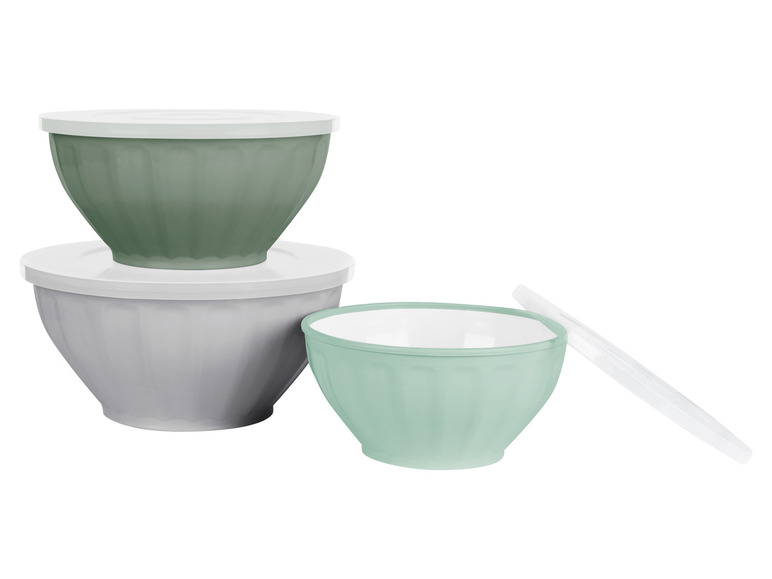 LIVARNO home Schüsselset mit Deckel, 3-teilig Flash Sale