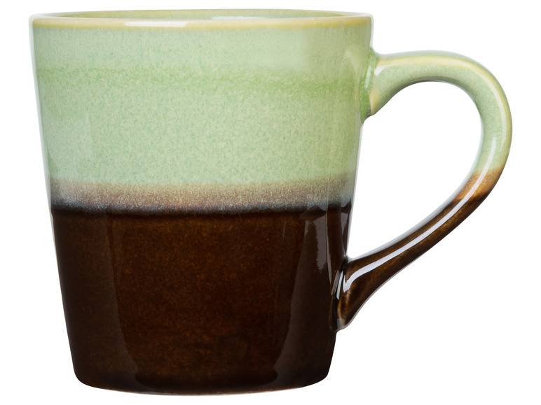 LIVARNO home Kaffeetassen Set / Kaffeekanne, aus glasiertem Steingut Black Friday