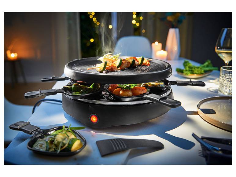 SILVERCREST® KITCHEN TOOLS Raclette-Grill, 800 W, Ø 29 cm Neuheiten