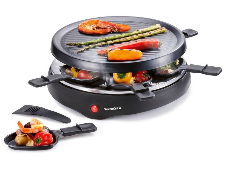 SILVERCREST® KITCHEN TOOLS Raclette-Grill, 800 W, Ø 29 cm Neuheiten