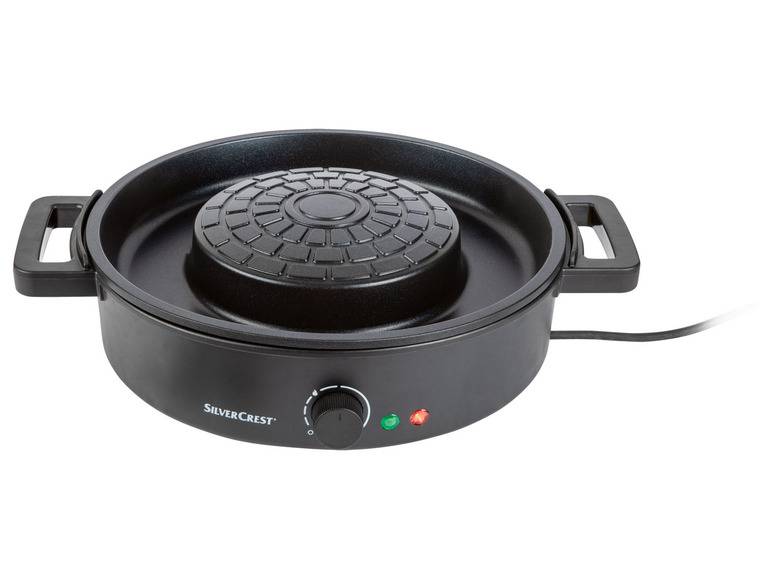 SILVERCREST® KITCHEN TOOLS Tischgrill mit Hot Pot STHP 1800 A1, 2-in-1 Tiefpreis