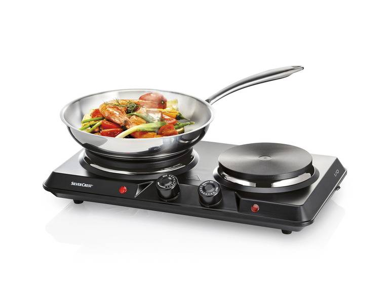SILVERCREST® KITCHEN TOOLS Doppelkochplatte »SDK 2500 D1«, 2500 W Letzte 3 Tage