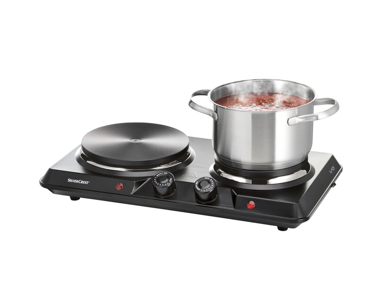SILVERCREST® KITCHEN TOOLS Doppelkochplatte »SDK 2500 D1«, 2500 W Letzte 3 Tage