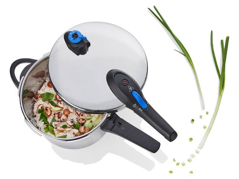 ERNESTO® Schnellkochtopf 6 Liter Bis zu 50% Rabatt