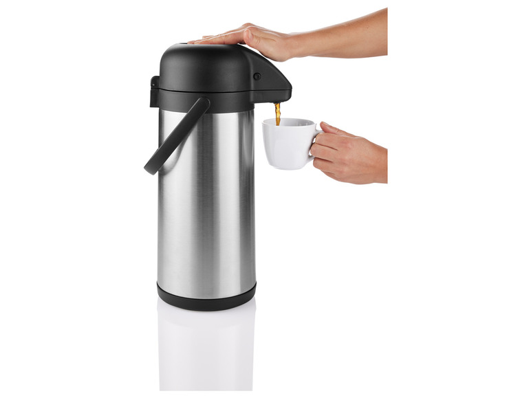 LIVARNO home Isolier-Pumpkanne, 2,8 l, aus Edelstahl Fabrikladen
