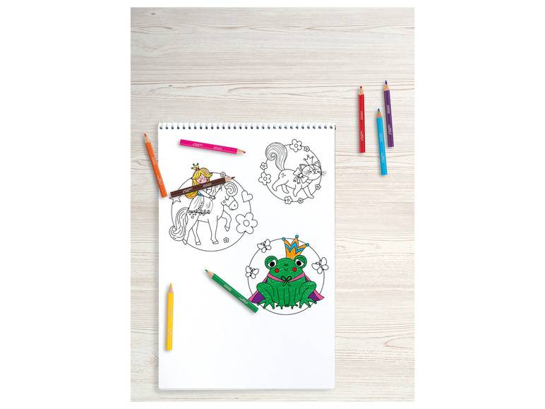 crelando® XXL-Poster \ Ausmalblock \ Sticker, inkl. 8 Mini-Buntstifte zollfrei